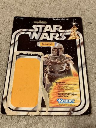Kenner Star Wars Boba Fett 21 - Back Cardback Vintage 1979