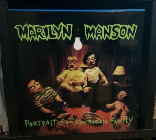 Rare Marilyn Manson Portrait Of An American Family T Shirt Vinyl Box Set