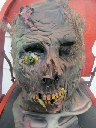 Vtg 1984 Distortions Unlimited Rotted Corpse Zombie Halloween Monster Mask Rare