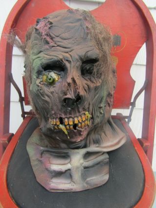 VTG 1984 Distortions Unlimited Rotted Corpse Zombie Halloween Monster Mask Rare 2