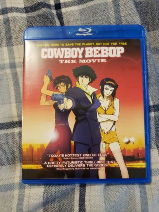 Cowboy Bebop: The Movie (blu - Ray Disc Version,  2011) 2001 Rare Oop