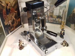 Rare Ponte Vecchio Export Ex Sama Chrome Coffee Spring Lever Espresso Machine