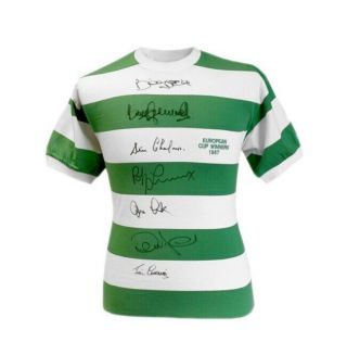 Limited Time Rare Celtic Lisbon Lions Signed Shirt