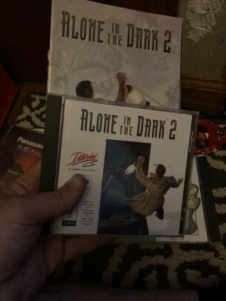 Alone In The Dark 2 (panasonic 3do,  1995) Complete Jewel Case Vgc Rare