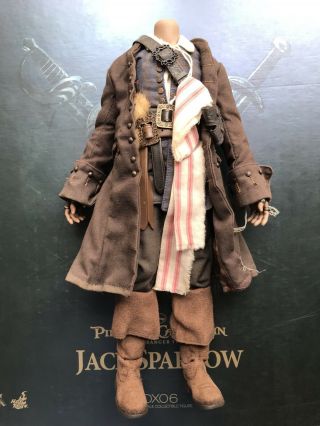 Hot Toys Dx06 Pirates Of The Caribbean Captain Jack Sparrow 1/6 Figure Only
