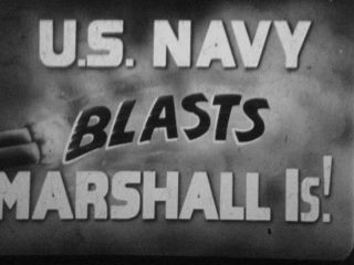 Rare 16mm Movie Castle Film Wwii 1942 U.  S.  Navy Raid On Marshall Islands