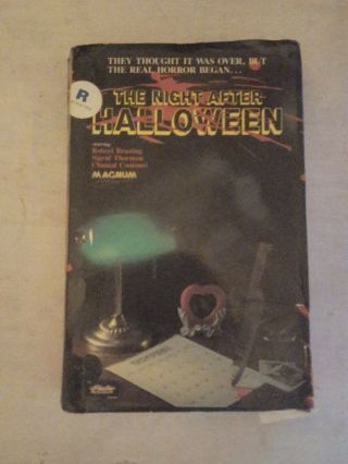The Night After Halloween (snapshot,  One More Minute) Rare Aussie Horror Big Box