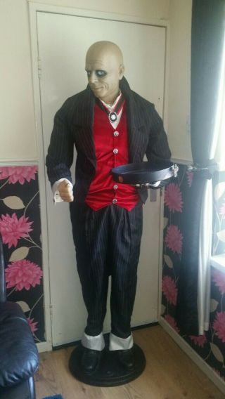 Animated Talking Halloween Very Rare Jeeves The Butler Made By Gemmy