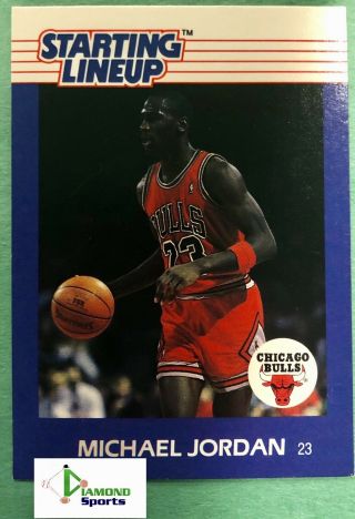 Michael Jordan 1988 Kenner Starting Lineup Cards - Bulls - Rare -