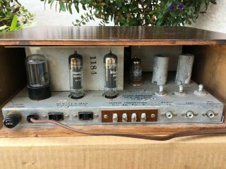 RARE Vintage ALTEC LANSING Model A339A Tube Amplifier with Wood Case 3