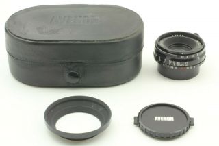RARE 【MINT in Case】 Avenon L 28mm f/3.  5 For Leica w/ Hood Cap From Japan 796 3
