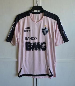 Atletico Mineiro Brazil 2010/2011 Rare Pink Football Shirt Jersey Topper Size M