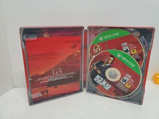 Red Dead Redemption 2 Xbox One Steelbook Edition Complete HTF RARE X1 2