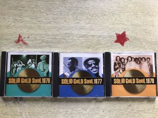 Time Life Solid Gold Soul 1976,  1977,  1978,  1979,  And 1980.  Rare