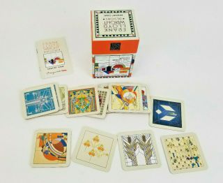 2008 Frank Lloyd Wright Designs Memory Game Complete Box & Booklet Rare