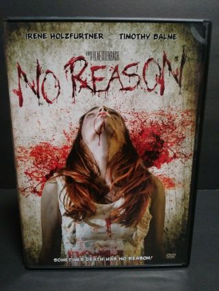 No Reason - Region 1 Dvd Rare Htf Horror Irene Holzfurtner Olaf Ittenbach Oop