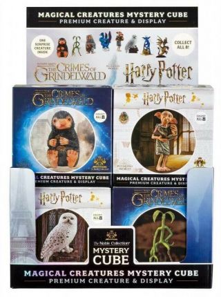 Harry Potter Magical Creatures Mystery Cube Complete Set Of 8 Assorted Figures
