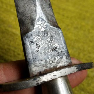 Rare British WW2 Fairbairn Sykes Wilkinson Sword Dagger Fight knife 2