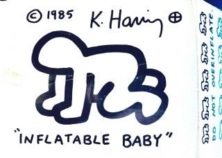 Keith Haring " Inflatable Baby " Sculpture 1985 (us Edition) Le,  Rare