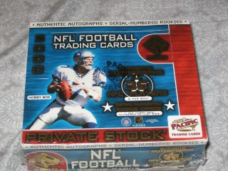 2000 Pacific Private Stock Hobby Football Box Tom Brady Rookie Rare Rc
