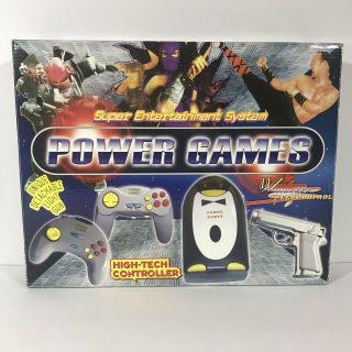 Rare Vintage Video Game Entertainment System Power Games Famiclone