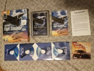 Microsoft Flight Simulator 2004: Century Of Flight (pc Game) Rare Big Box