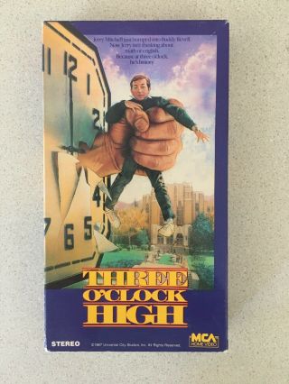 Three O’clock High (1988,  Vhs) Rare Comedy