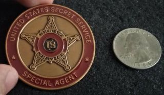 Rare Special Agent Usss United States Secret Service President Challenge Coin