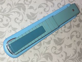Vintage Mid Century Rare Collectible Ace Fastener Co Aqua Blue Dart 450 Stapler 3