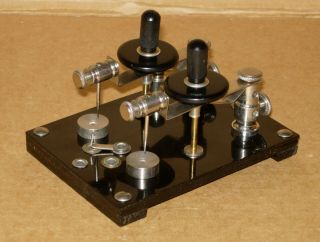 Rare And Unusual Thomas M.  St.  John Company Double Crystal Detector Unit 1920s