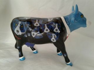 Black Tie Dogs 9155 Cow Parade 2000 - George Rodrigue - Very Rare