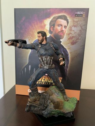 Iron Studios Captain America Marvel Avengers Infinity War Art Scale 1/10 Statue