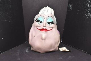 Rare Don Post Studios Disney Little Mermaid Ursula Sea Witch Halloween Mask Tags