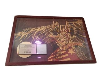Lamb Of God Riaa Dvd Award For Killadelphia.  Rare