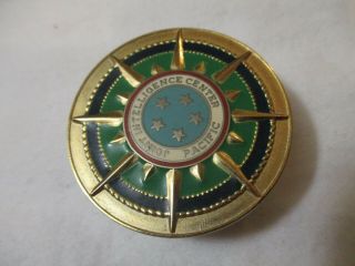 Rare Joint Intelligence Center Pacific Pocket Breast Badge Pin