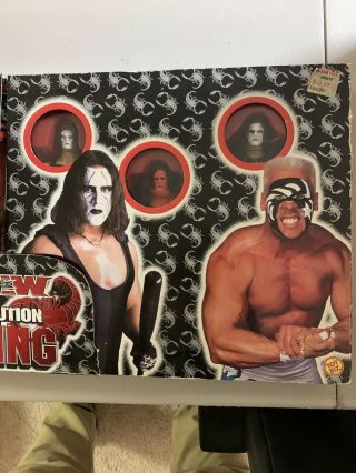 Toy Biz WCW The Evolution of Sting 6 Pack Action Figure Wrestling WWF WWE 3