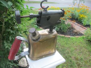 Rare Vintage Wall " Superior " Brass Blow Torch - Superior Products Since1864 -