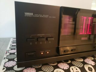 Yamaha MX - 1000 Natural Sound Stereo Power Amp Amplifier Class AB JAPAN 1988 RARE 3