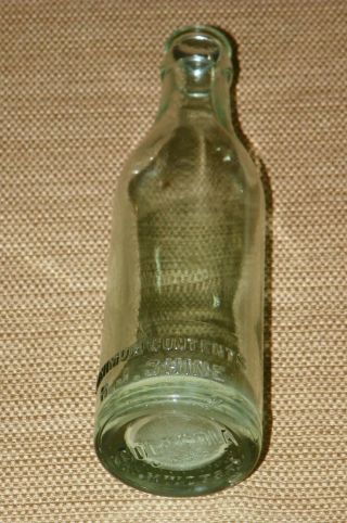 Rare Antique R.  J.  Shine Straight Side 6 1/2 Oz Coca Cola Bottle Hagerstown,  Md