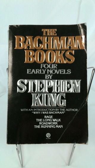 The Bachman Books By Stephen King Paperback First Plume Printing 1985 Rage Rare