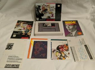 Chrono Trigger Snes Authentic Rare Complete 1995 Nintendo