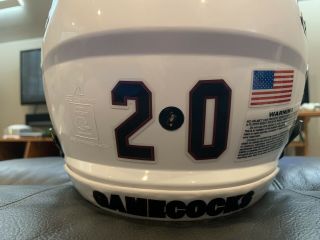 South Carolina Gamecocks Game 2015 Tail Feather White Football Helmet Rare 3