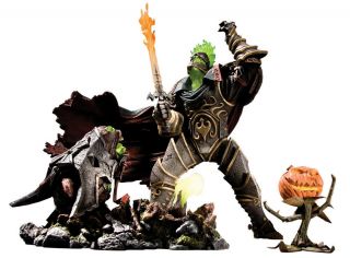 World Of Warcraft Headless Horseman Premium Figure Series 4 Dc Unlimited Blizzar