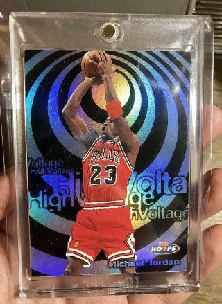 Michael Jordan Chicago Bulls 1997 - 98 Hoops High Voltage Rare
