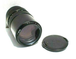 Rare LEICA Elmarit - R 1:2.  8/135mm Camera Lens w/ Caps - 2 of 4 (R7) 2