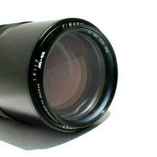 Rare LEICA Elmarit - R 1:2.  8/135mm Camera Lens w/ Caps - 2 of 4 (R7) 3