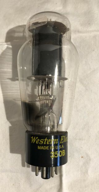 Vintage Rare Western Electric 350b Vacuum Tube Made In Usa Box Wrapping