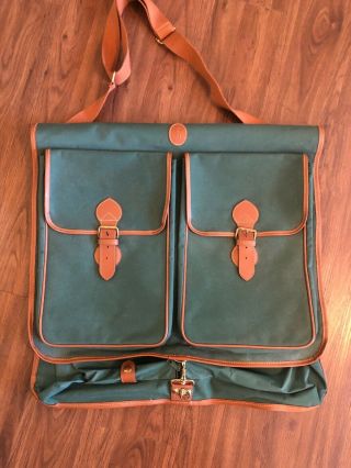 Vintage Rare Polo Ralph Lauren Green Garment Bag Carry On