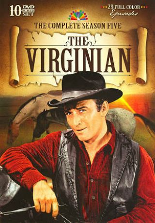 The Virginian: Season 5 (dvd,  2011,  10 - Disc Set) Rare Oop Western
