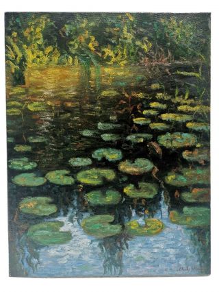 Rare Masterpiece Claude Monet Painting Oil On Canvas Signed